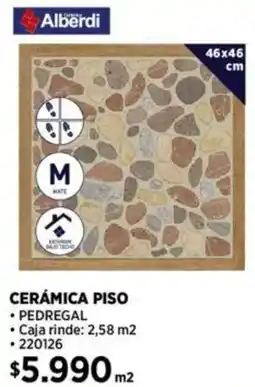 Construmart Alberdi cerámica piso oferta