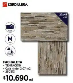 Construmart Cordillera fachaleta oferta