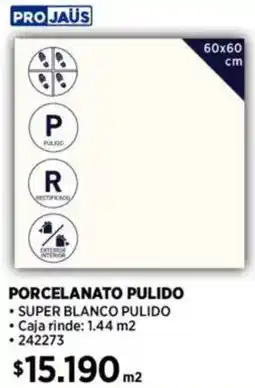 Construmart Projaus porcelanato pulido oferta