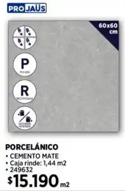 Construmart Projaus porcelánico oferta