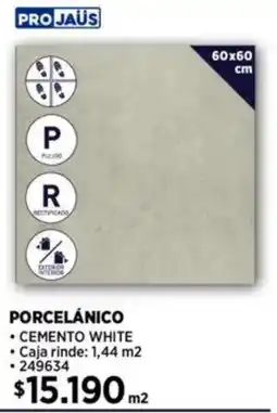 Construmart Projaus porcelánico oferta