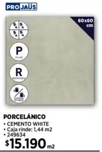 Construmart Projaus porcelánico oferta
