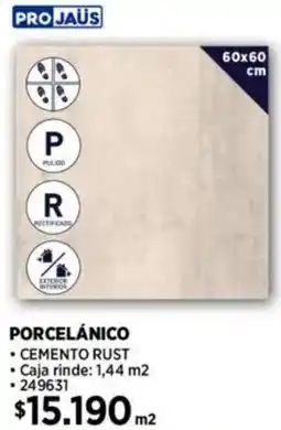 Construmart Projaus porcelánico oferta