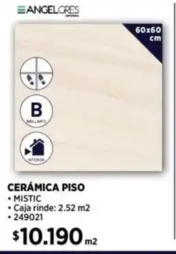 Construmart Angelgres cerámica piso oferta