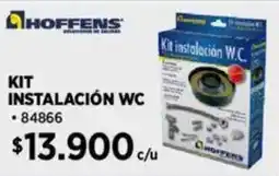 Construmart Hoffens kit instalación w.c. oferta
