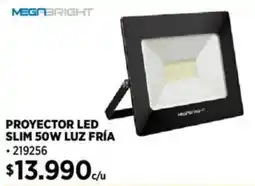 Construmart Megabright proyector led slim oferta