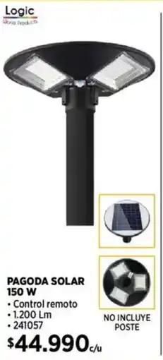 Construmart Logic pagoda solar oferta