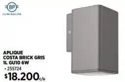 Construmart Aplique costa brick gris oferta