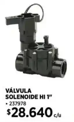 Construmart Válvula solenoide hi 1" oferta