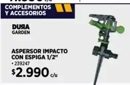 Construmart Dusa garden aspersor impacto con espiga 1/2″ oferta