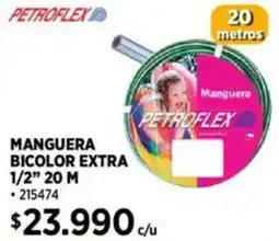 Construmart Petroflex manguera bicolor extra 1/2" oferta