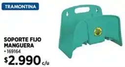 Construmart Tramontina soporte fijo manguera oferta
