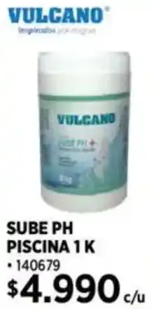 Construmart Vulcano sube ph piscina 1 k oferta