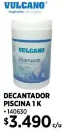 Construmart Vulcano decantador piscina 1 k oferta