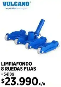 Construmart Vulcano limpiafondo 8 ruedas fijas oferta