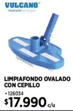 Construmart Vulcano limpiafondo ovalado con cepillo oferta
