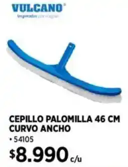 Construmart Vulcano cepillo palomilla curvo ancho oferta