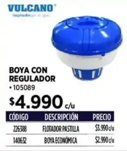 Construmart Vulcano boya con regulador oferta