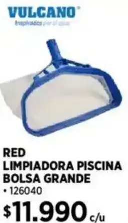 Construmart Vulcano limpiadora piscina bolsa grande oferta