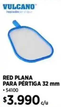 Construmart Vulcano red plana para pértiga oferta