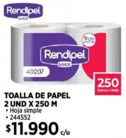 Construmart Rendipel toalla de papel oferta