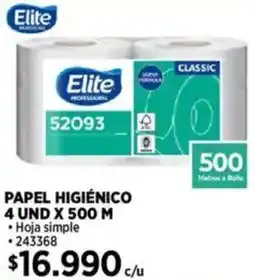 Construmart Elite papel higiénico oferta