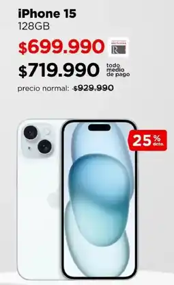 Ripley iphone 15 oferta