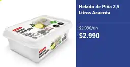 Super Bodega a Cuenta Helado sabor piña oferta