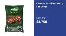 Super Bodega a Cuenta San Jorge chorizo parrillero oferta