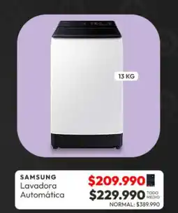 Abcdin Samsung lavadora automatica 13 kg oferta