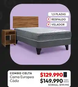 Abcdin Combo Celta cama europea cadiz oferta
