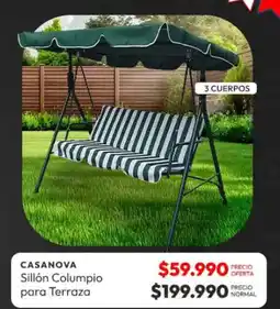 Abcdin Casanova sillon columpio para terraza oferta