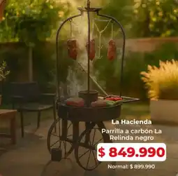 Easy La Hacienda parrilla a carbon oferta