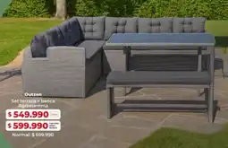 Easy Outzen Set terraza + banca Agrostemma oferta