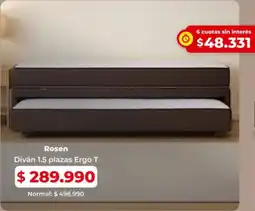 Easy Rosen Diván 1.5 plazas Ergo T oferta