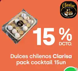 Jumbo Dulces chilenos clarisa pack cocktail oferta