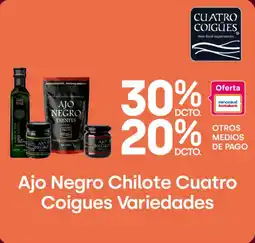 Jumbo Ajo negro chilote cuatro coigues variedades oferta