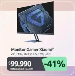 PC Factory Xiaomi Monitor Gamer oferta