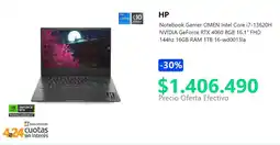 PC Factory HP Notebook Gamer OMEN oferta