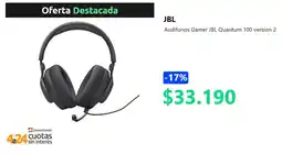 PC Factory JBL Quantum 100 version 2 audífonos gamer oferta