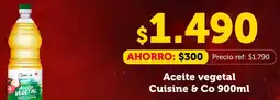 Santa Isabel Cuisine & co aceite vegetal oferta