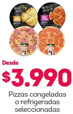 Tottus Pizzas congeladas o refrigeradas seleccionadas oferta