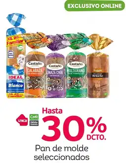 Tottus Pan de molde seleccionados oferta