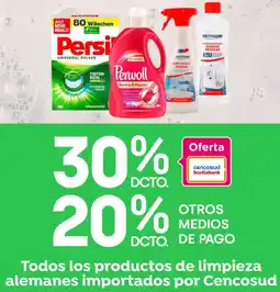 Jumbo Todos los productos de limpieza alemanes importados por cencosud oferta