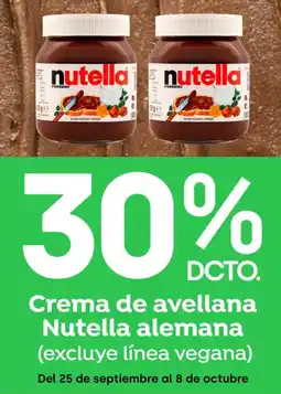 Jumbo Nutella alemana crema de avellana oferta
