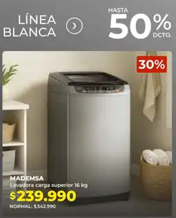 Easy Mademsa lavadora carga superior oferta