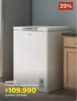 Easy Midea freezer horizontal oferta