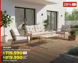Easy Outzen set living aliso toscana 4 personas oferta