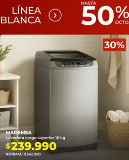 Easy MADEMSA Lavadora carga superior oferta