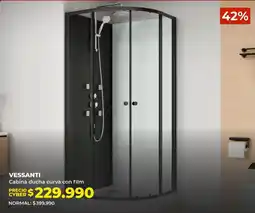 Easy Vessanti cabina ducha curva con film oferta